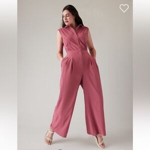 NWOT Athleta Brooklyn Heights Wide Leg Jumpsuit